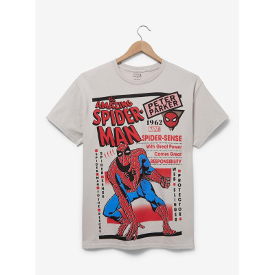 Marvel Spider-Man Retro Comic Cover T-Shirt - Préco Juin 202532385059_hi?$productMainDesktop$&fmt=auto1234532385059
