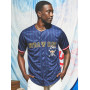 One Piece Monkey D. Luffy Straw Hat Crew Baseball Jersey - Import Août 2025 One Piece Monkey D. Luffy Straw Hat Crew Baseball Jersey - Import Août 2025