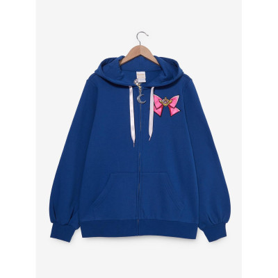 Pretty Guardian Sailor Moon Bow Women's Plus Size zippé Sweatshirt à capuche - Préco Juin 202532255415_hi?$productMainDesktop$&