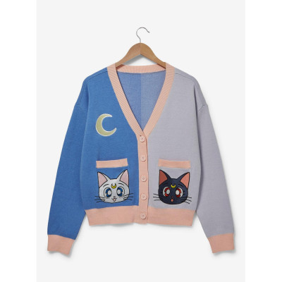 Pretty Guardian Sailor Moon Luna & Artemis Color Block Women's Cardigan - Préco Juin 202520669485_hi?$productMainDesktop$&fmt=a