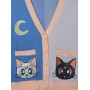 Pretty Guardian Sailor Moon Luna & Artemis Color Block Women's Cardigan - Préco Juin 202520669485_av1?$productMainDesktop$&fmt=