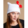 Sanrio Hello Kitty Knit Ears Beanie - Import Août 2025 Sanrio Hello Kitty Knit Ears Beanie - Import Août 2025