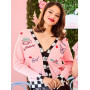 Sanrio My Melody & Kuromi Diner Icons Women's Cardigan - Import Août 2025 Sanrio My Melody & Kuromi Diner Icons Women's Cardigan - Import Août 2025