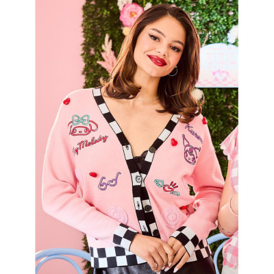 Sanrio My Melody & Kuromi Diner Icons Women's Cardigan - Préco Juin 202532881927_hi?$productMainDesktop$&fmt=auto1234532881927