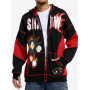 Sonic The Hedgehog Shadow Color-Block Sweatshirt à capuche - Import Août 2025