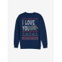 Star Wars I Love You Christmas Pattern Sweatshirt Star Wars I Love You Christmas Pattern Sweatshirt