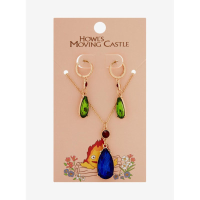 Studio Ghibli Howl's Moving Castle Replica Howl's Necklace and Earring Set - Préco Juin 202531874888_hi?$productMainDesktop$&fm