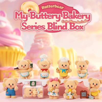 Trading figure funism butterbear mystery box my buttery bakery series asst 8pcs - préco mai 2025FM21104.jpg6972407211041