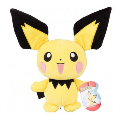Peluche jazwares pokemon 20cm pichu - préco septembre 2025PKW95244.jpg0889933952446