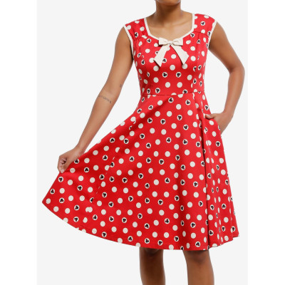 Her Universe Disney Minnie Mouse Polka Dot Retro Robe - Import Juin 202533754252_hi?$productMainDesktop$&fmt=auto1234533754252