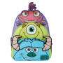 Sac a dos loungefly Pixar Monstres et cie Bob Sully et Leon Mike Sulley and Randall triple pocket