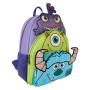 Sac a dos loungefly Pixar Monstres et cie Bob Sully et Leon Mike Sulley and Randall triple pocket