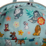 Sac a dos Loungefly Disney chiens et chats faux denim floral