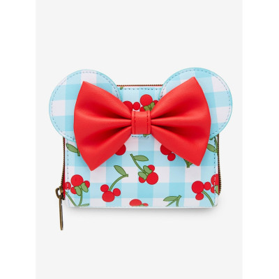 Loungefly Disney Minnie Mouse Gingham Cherry Portefeuille - Import Août 2025
