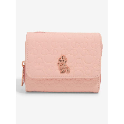 Loungefly Disney Minnie Mouse Debossed Silhouettes Pink Wallet - Import Août 2025