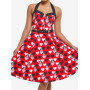 Her Universe Disney Mickey Mouse & Minnie Mouse Hearts Retro Halter Dress Her Universe Exclusive - Import Juin 202530771051_hi?$