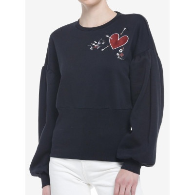 Her Universe Disney Mickey Mouse & Minnie Mouse Balloon Sleeve Pull - Import Juin 202519858351_hi?$productMainDesktop$&fmt=auto1
