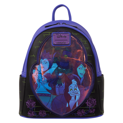 Sac a dos Loungefly Villains Stained Glass - import Août