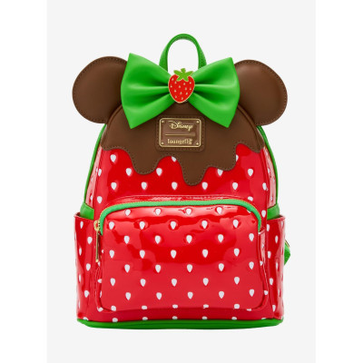Loungefly Disney Minnie Mouse Chocolate Dipped Strawberry Ears Scented Mini Sac à dos - Import Août 202533928887_hi?$productMai