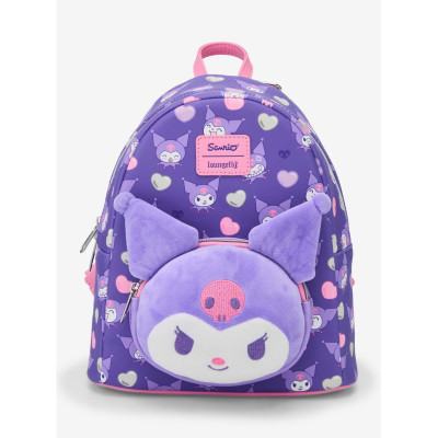 Loungefly Kuromi Hearts Plush Face Mini Sac à dos - Import Juin 202533777986_hi?$productMainDesktop$&fmt=auto1234533777993