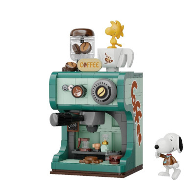 Diorama pantasy snoopy retro time series coffee maker 20cm - préco septembre 2025PTY86914.jpg6973817323300