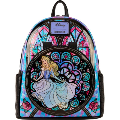 Sac a dos Loungefly Disney Princesse Stained glass collection : Aurore Sleeping Beauty - import juillet / aout
