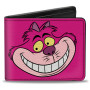 Disney Alice au pays des Merveilles Chelshire Cat Face and Stripes Bi-Fold Wallet - Import Août 2025 Disney Alice au pays des Merveilles Chelshire Cat Face and Stripes Bi-Fold Wallet - Import Août 2025
