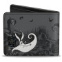 Portefeuille a deux volets Disney Jack et Sally cimetiere - import