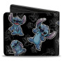 Disney Lilo & Stitch Hibicus Poses Stitch Sketch Bi-Fold Wallet - Import Août 2025