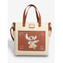 Tote Bag Convertible Loungefly Disney Lilo & Stitch Hula Stitch Floral - Import Tote Bag Convertible Loungefly Disney Lilo & Stitch Hula Stitch Floral - Import