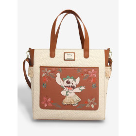 Tote Bag Convertible Loungefly Disney Lilo & Stitch Hula Stitch Floral - Import