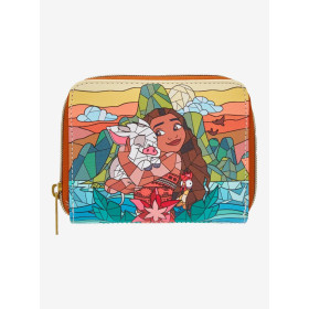 Portefeuille Loungefly Disney Vaiana & Friends Stained Glass - Import