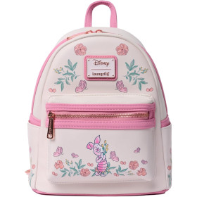 Sac a dos Loungefly Winnie l'ourson Porcinet floral - Import Juillet