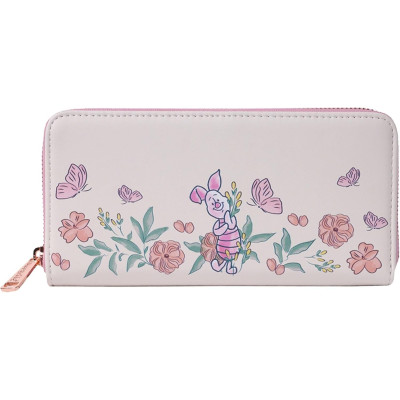 Portefeuille Loungefly Winnie l'ourson Porcinet floral - Import Décembre