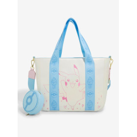 Tote Bag avec porte monnaie Lougelfy Pokemon Pikachu