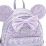 Sac à dos Loungefly Minnie Mouse Sequin Opalescent - import Août