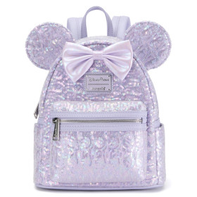 Sac à dos Loungefly Minnie Mouse Sequin Opalescent - import juillet