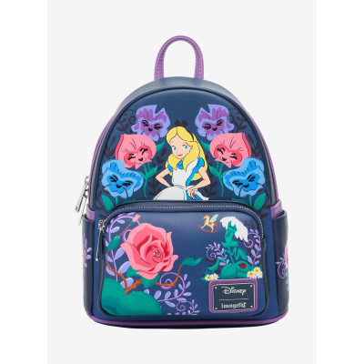 Loungefly Disney Alice au pays des Merveilles Alice & Flowers Mini Sac à dos - Import Septembre 202533978090_hi?$productMainDes