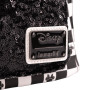 Sac a dos Loungefly Minnie Mouse Damier Sequin - import Août