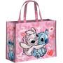 Sac tissu / cabas tote bag danneels disney pp 45x40x20cm 25pcs stitch et angel love - préco juillet 2025 Sac tissu / cabas tote bag danneels disney pp 45x40x20cm 25pcs stitch et angel love - préco juillet 2025