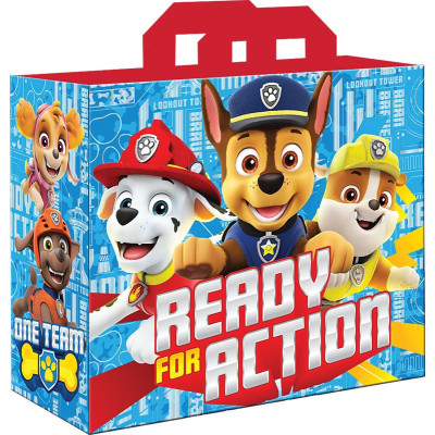 Sac tissu / cabas tote bag danneels pat patrouille paw patrol pp 45x40x20cm 25pcs - préco juillet 2025SPP70015.jpg3700891700153