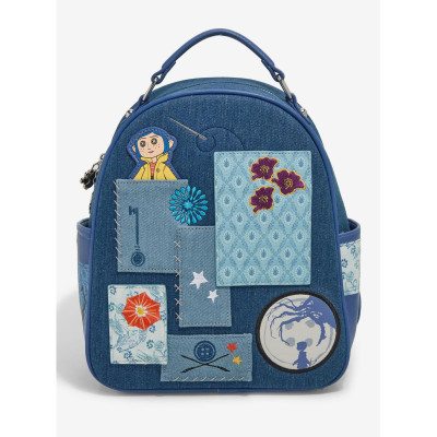 Coraline Patchwork Denim Mini Sac à dos - Import Juillet 202533978166_hi?$productMainDesktop$&fmt=auto1234533978181