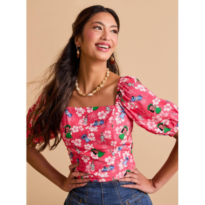 Disney Lilo & Stitch Hibiscus Women's Crop Top - Import Juillet 202533753653_hi?$productMainDesktop$&fmt=auto1234533753653