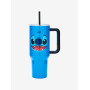 Disney Lilo & Stitch Face Straw Tumbler with Handle - Import Août 2025 Disney Lilo & Stitch Face Straw Tumbler with Handle - Import Août 2025