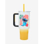 Disney Lilo & Stitch Ombré Floral Straw Tumbler with Handle - Import Août 2025 Disney Lilo & Stitch Ombré Floral Straw Tumbler with Handle - Import Août 2025