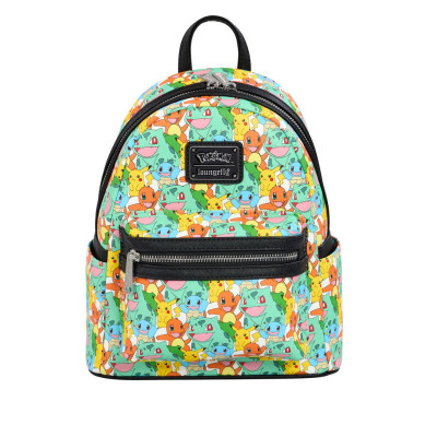 Sac a dos Loungefly Pokemon Pikachu and Pokémon Starters AOP - précommande juillet