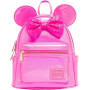 Sac a dos Loungefly Minnie Mouse Glitter Sparkle pink - import Août Sac a dos Loungefly Minnie Mouse Glitter Sparkle pink - import Août