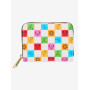 Loungefly Disney Mickey Mouse & Friends Floral Checkered Wallet - Import Août 2025 Loungefly Disney Mickey Mouse & Friends Floral Checkered Wallet - Import Août 2025