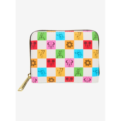 Loungefly Disney Mickey Mouse & Friends Floral Checkered Wallet - Import Juillet 202533928851_hi?$productMainDesktop$&fmt=auto1