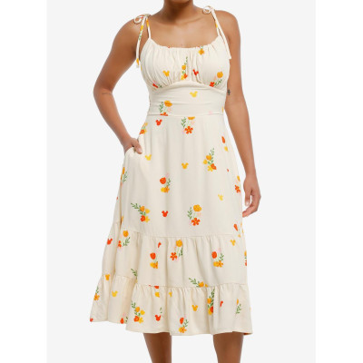 Her Universe Disney Mickey Mouse Summer Floral Midi Dress Her Universe Exclusive - Import Juillet 202533798872_hi?$productMainDe